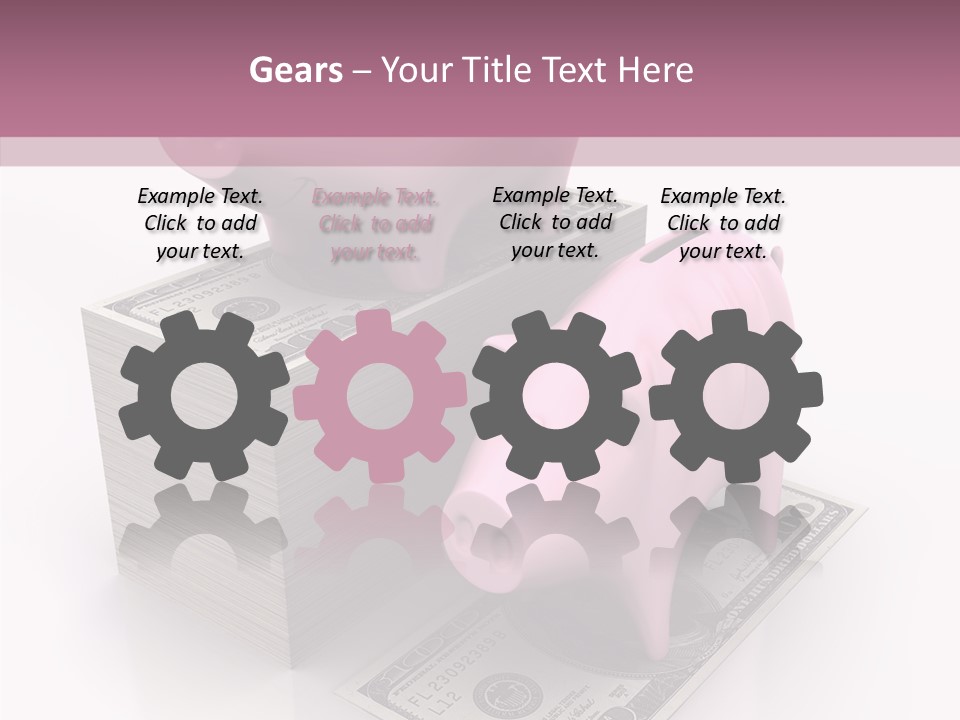 Finance Economical Dollar PowerPoint Template