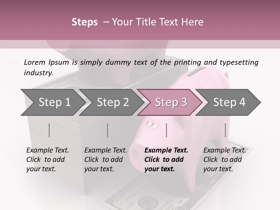 Finance Economical Dollar PowerPoint Template