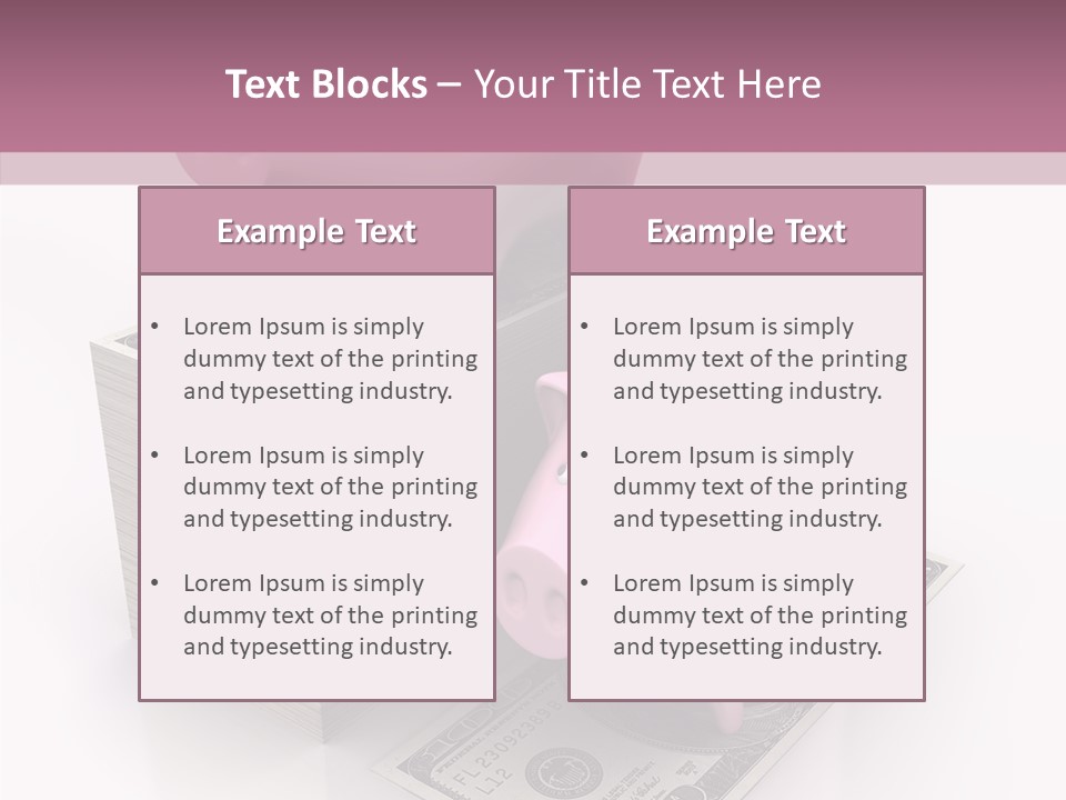 Finance Economical Dollar PowerPoint Template