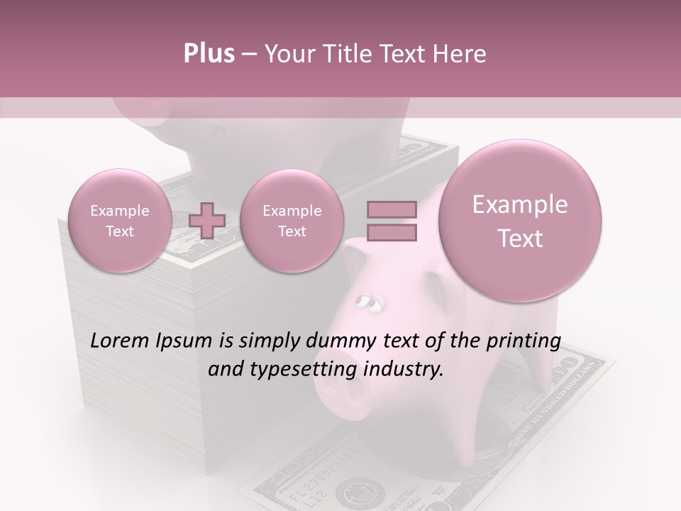 Finance Economical Dollar PowerPoint Template