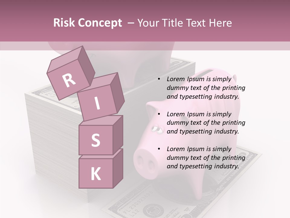 Finance Economical Dollar PowerPoint Template