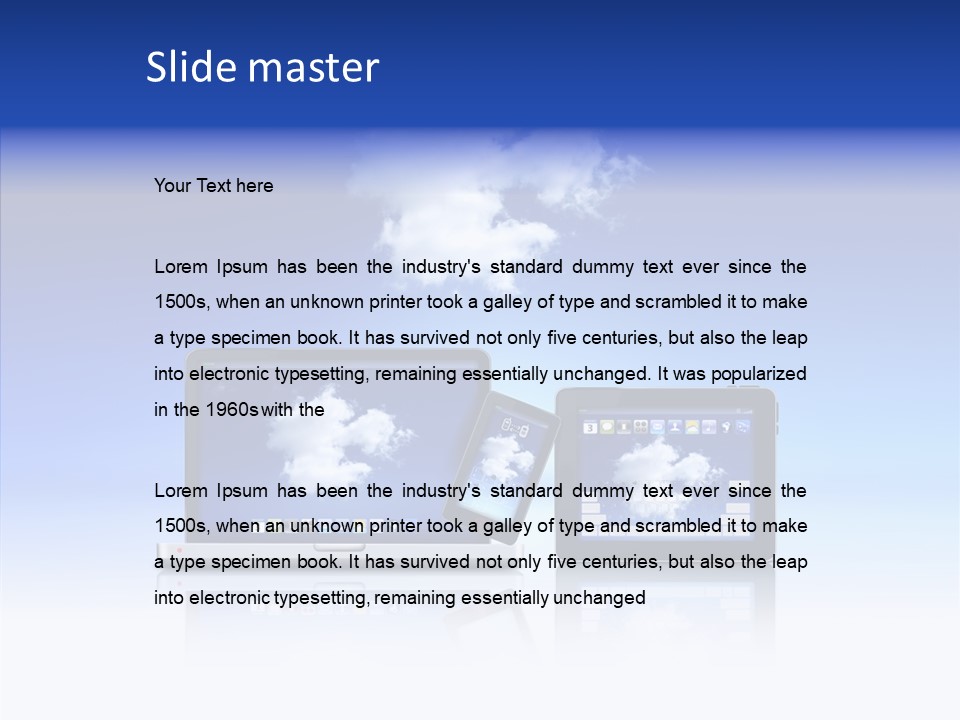 Connexion Notebook Serveur PowerPoint Template