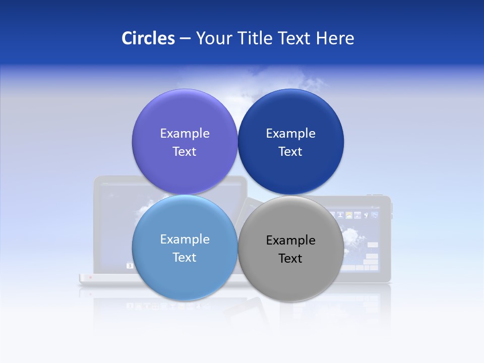 Connexion Notebook Serveur PowerPoint Template