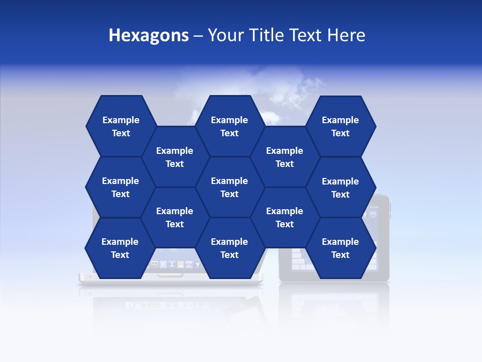 Connexion Notebook Serveur PowerPoint Template