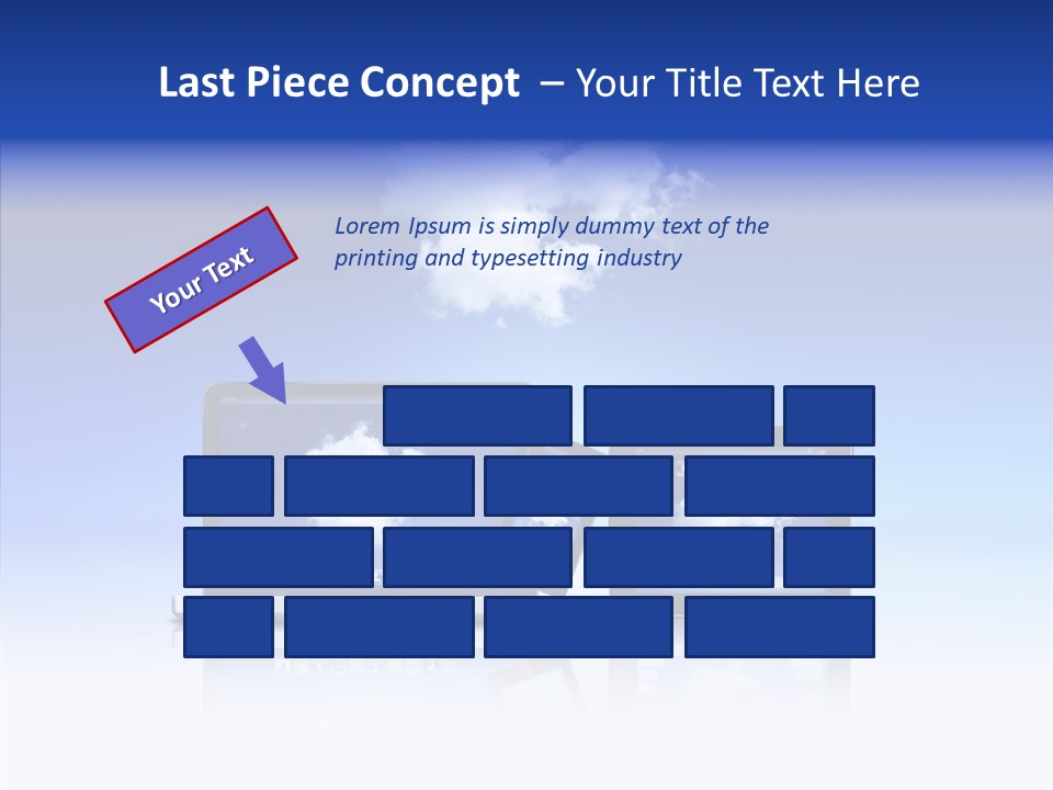 Connexion Notebook Serveur PowerPoint Template