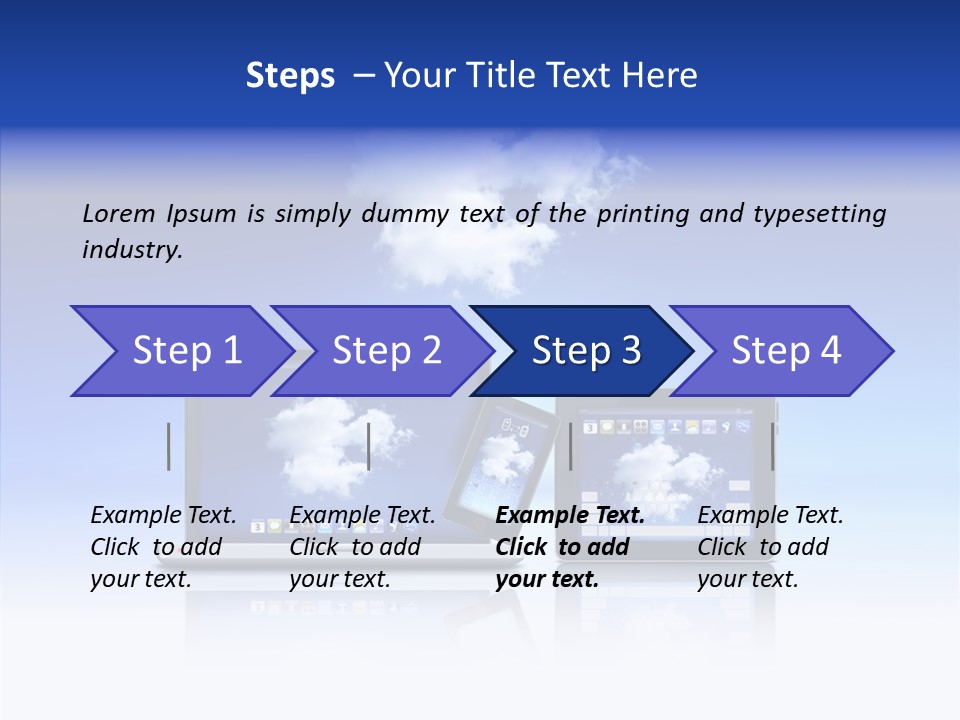 Connexion Notebook Serveur PowerPoint Template