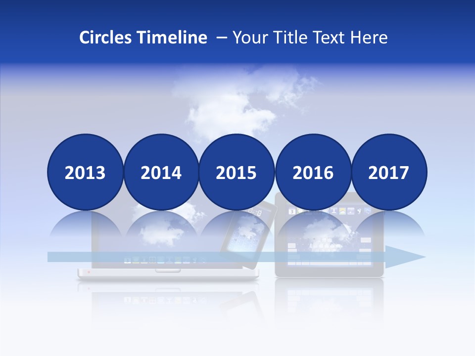 Connexion Notebook Serveur PowerPoint Template