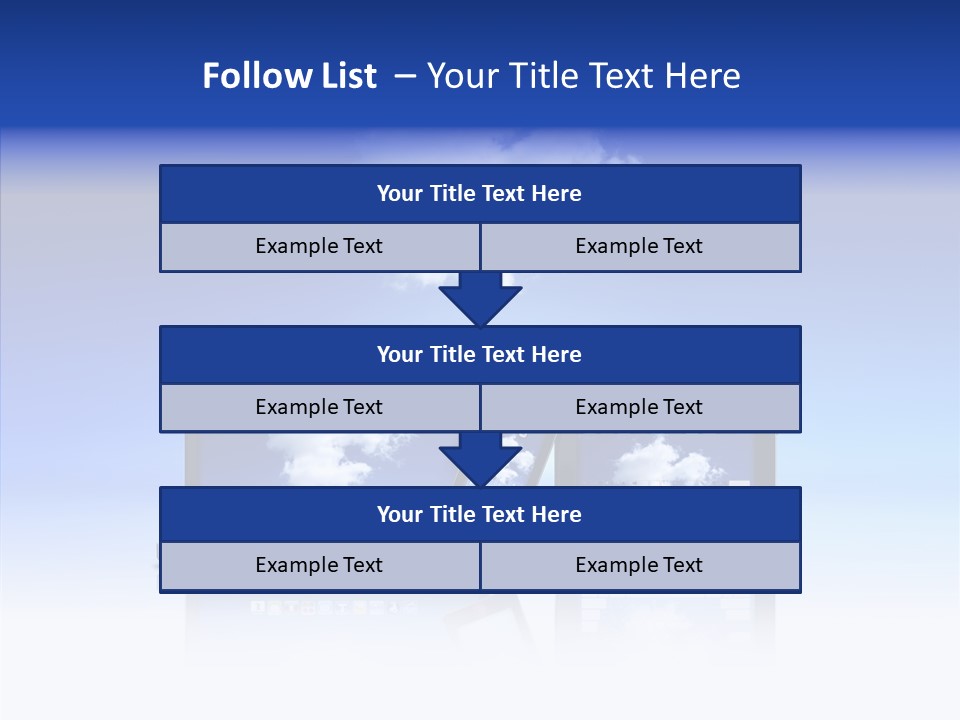 Connexion Notebook Serveur PowerPoint Template