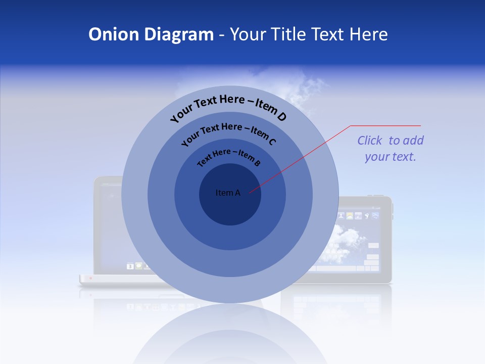 Connexion Notebook Serveur PowerPoint Template
