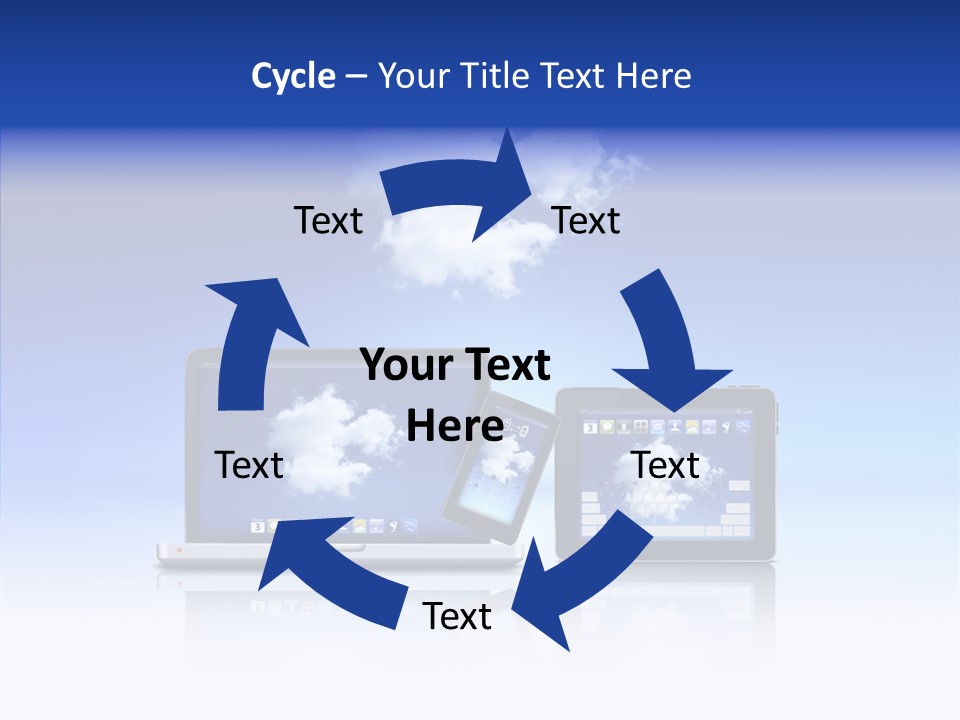 Connexion Notebook Serveur PowerPoint Template