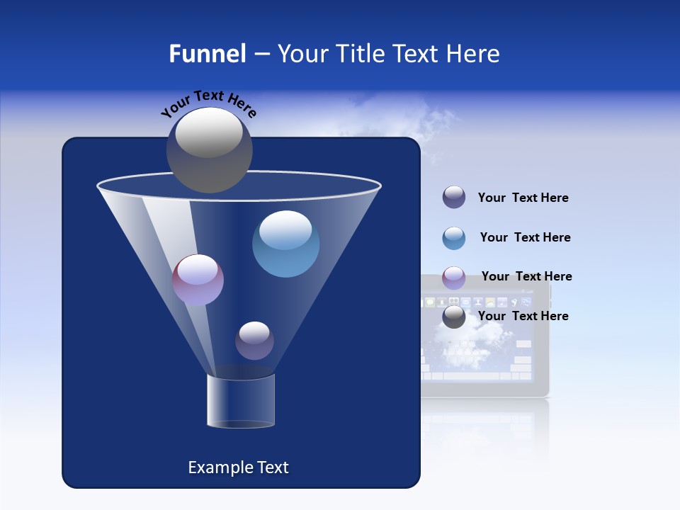Connexion Notebook Serveur PowerPoint Template