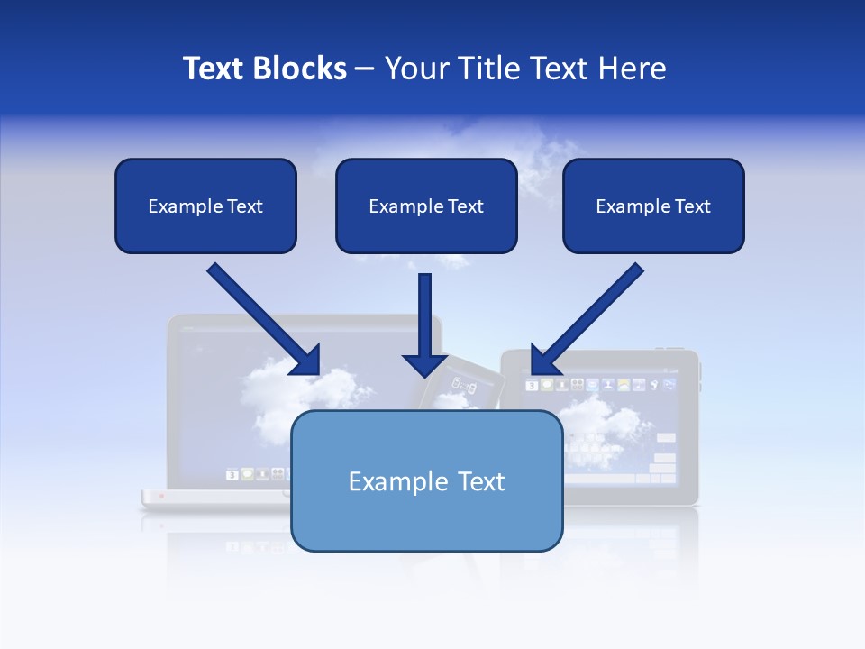 Connexion Notebook Serveur PowerPoint Template