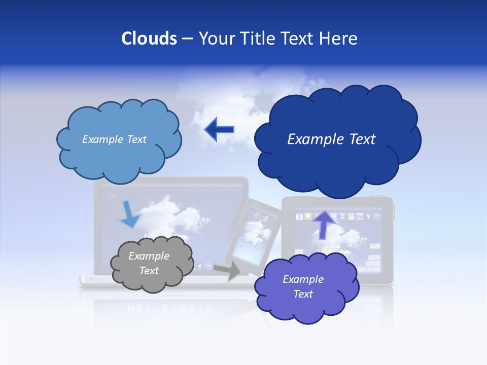 Connexion Notebook Serveur PowerPoint Template