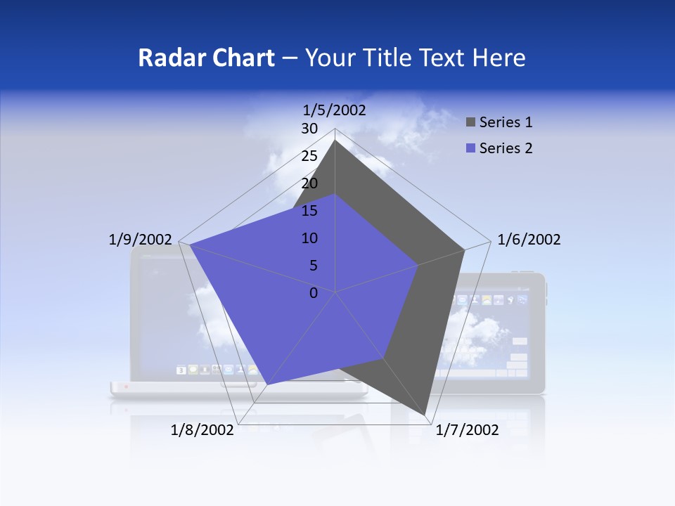 Connexion Notebook Serveur PowerPoint Template