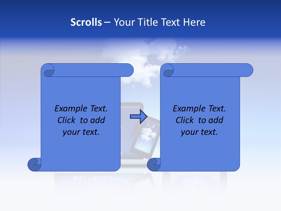 Connexion Notebook Serveur PowerPoint Template