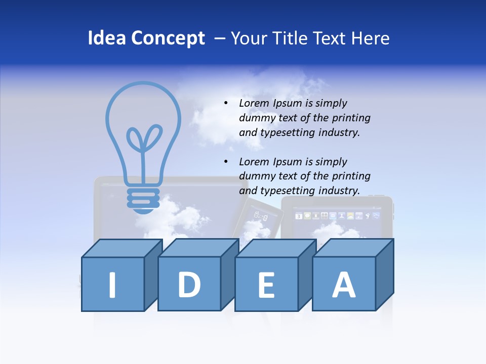 Connexion Notebook Serveur PowerPoint Template