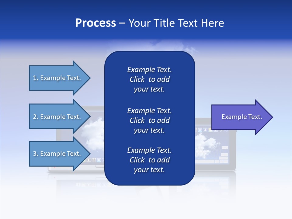 Connexion Notebook Serveur PowerPoint Template