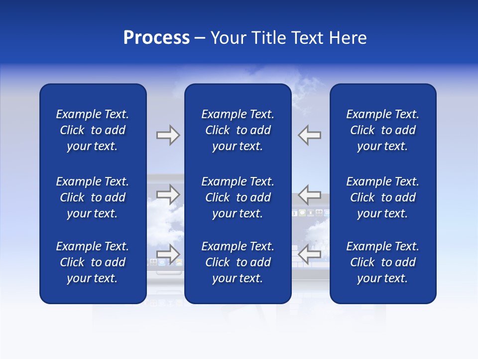 Connexion Notebook Serveur PowerPoint Template