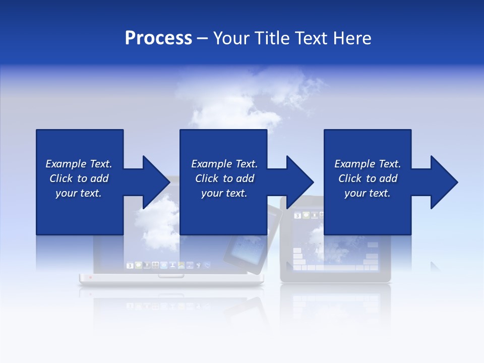 Connexion Notebook Serveur PowerPoint Template