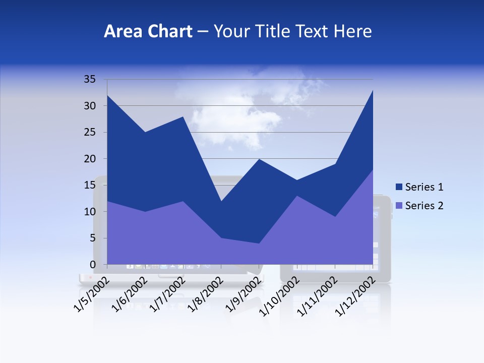 Connexion Notebook Serveur PowerPoint Template