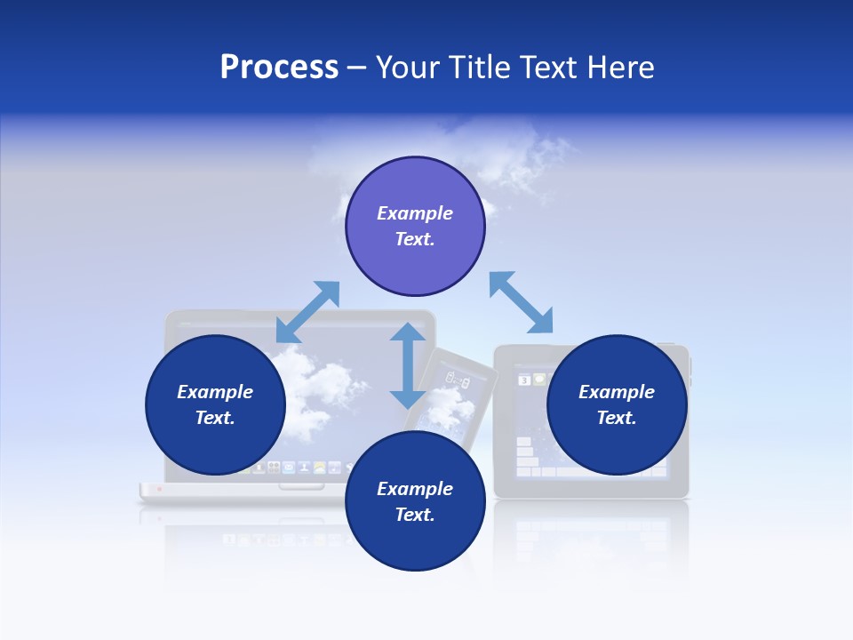 Connexion Notebook Serveur PowerPoint Template