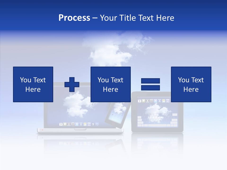 Connexion Notebook Serveur PowerPoint Template