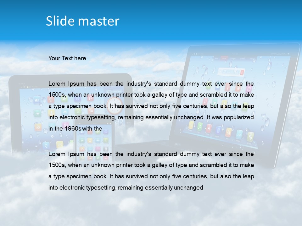 Office Communication Connectivity PowerPoint Template