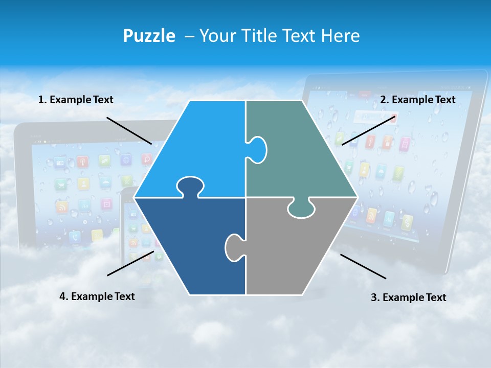Office Communication Connectivity PowerPoint Template