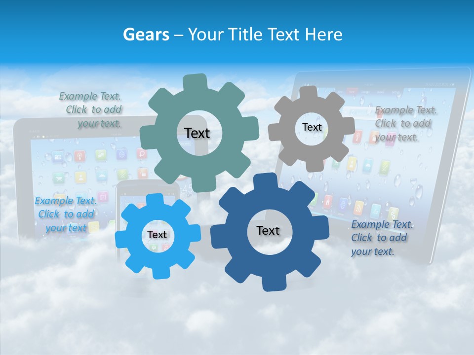Office Communication Connectivity PowerPoint Template