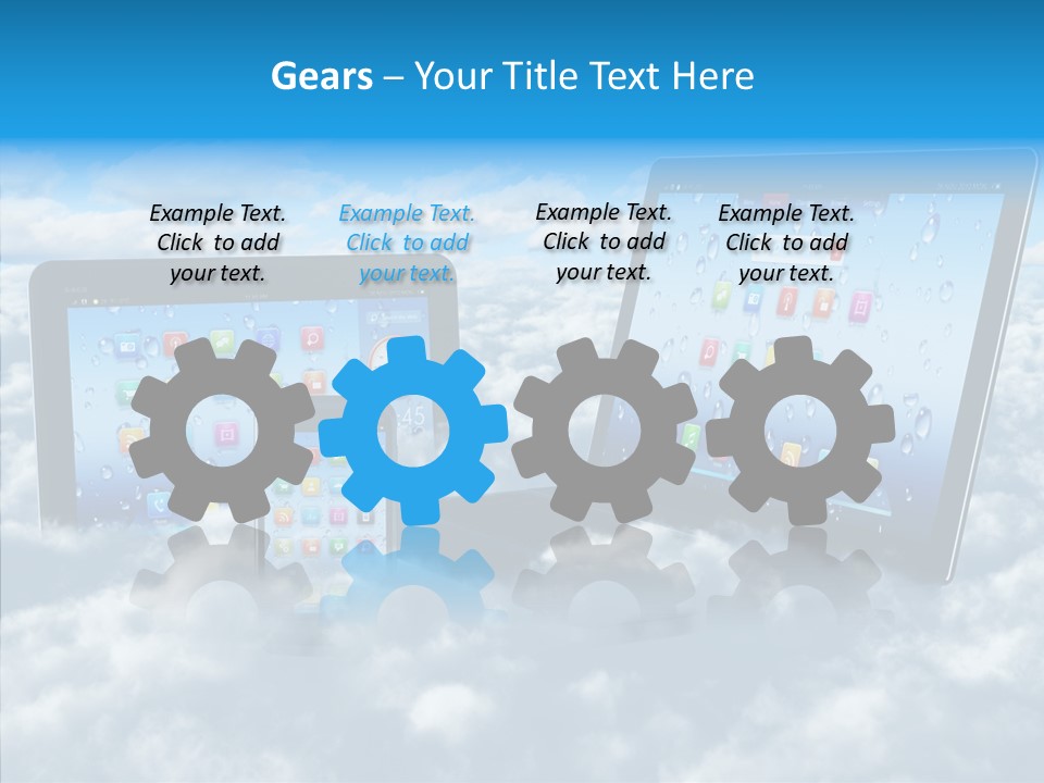 Office Communication Connectivity PowerPoint Template
