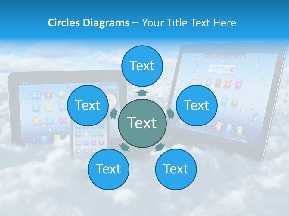 Office Communication Connectivity PowerPoint Template