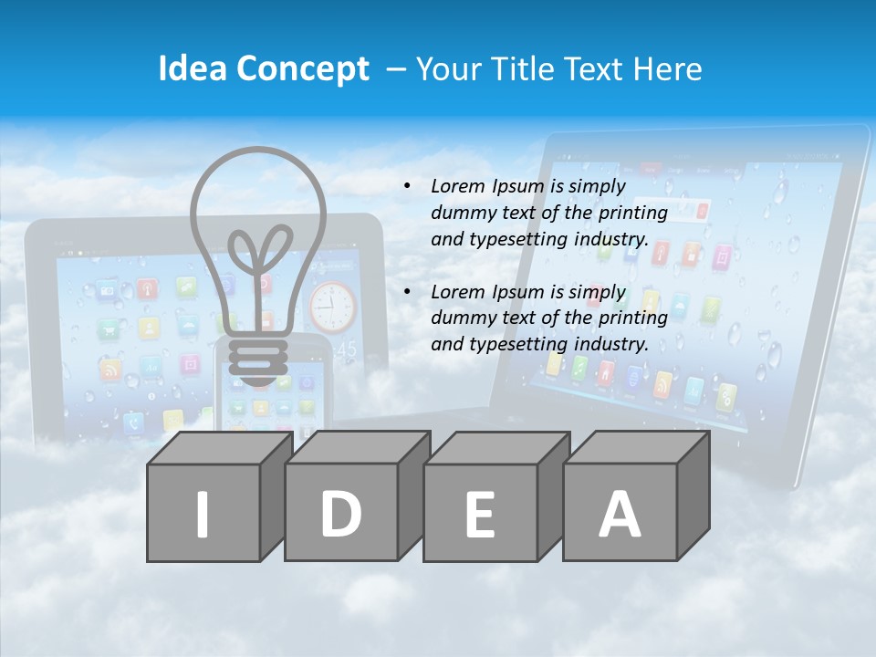 Office Communication Connectivity PowerPoint Template