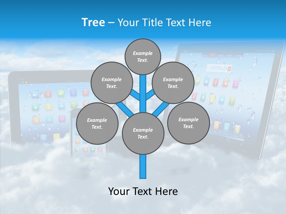 Office Communication Connectivity PowerPoint Template