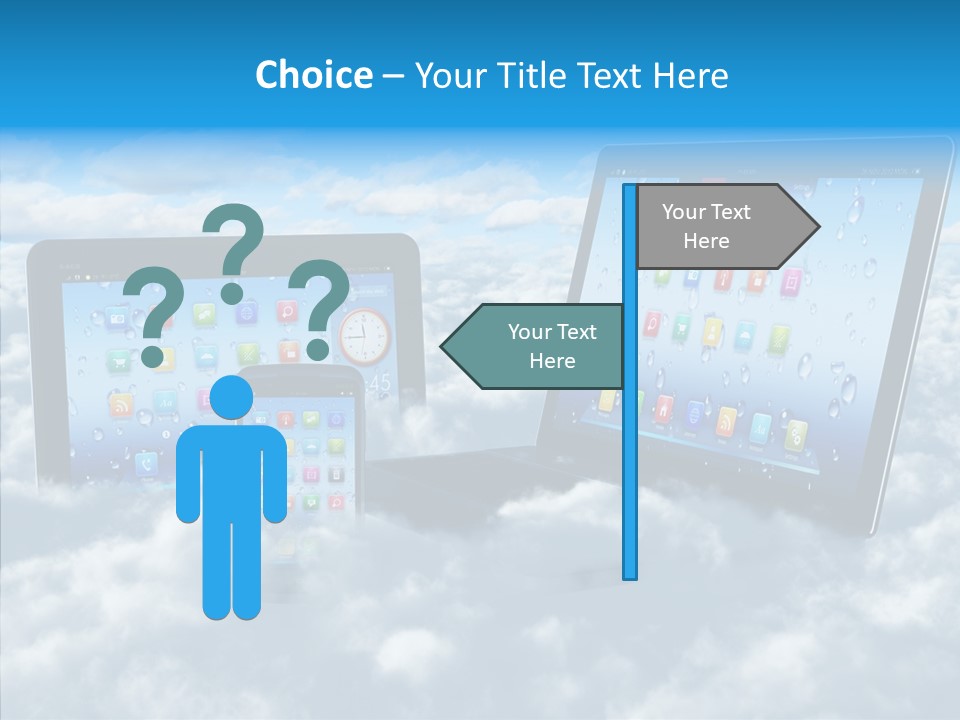Office Communication Connectivity PowerPoint Template