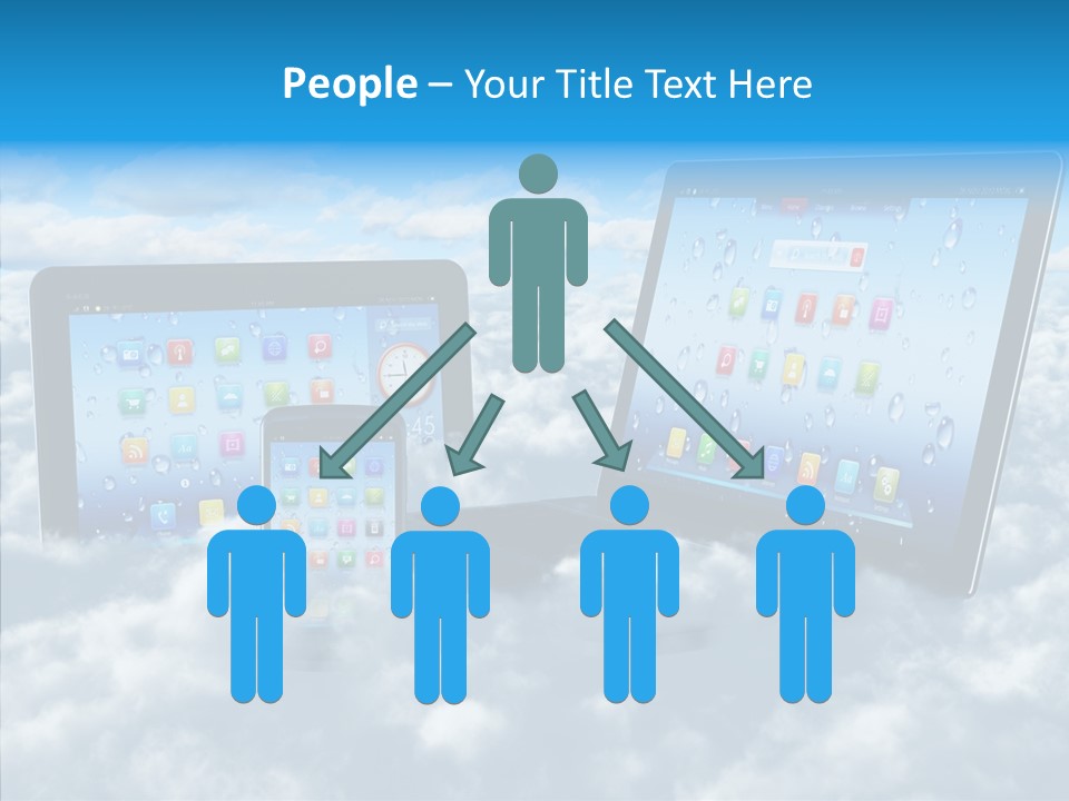 Office Communication Connectivity PowerPoint Template