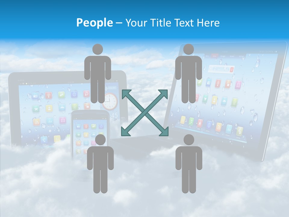 Office Communication Connectivity PowerPoint Template