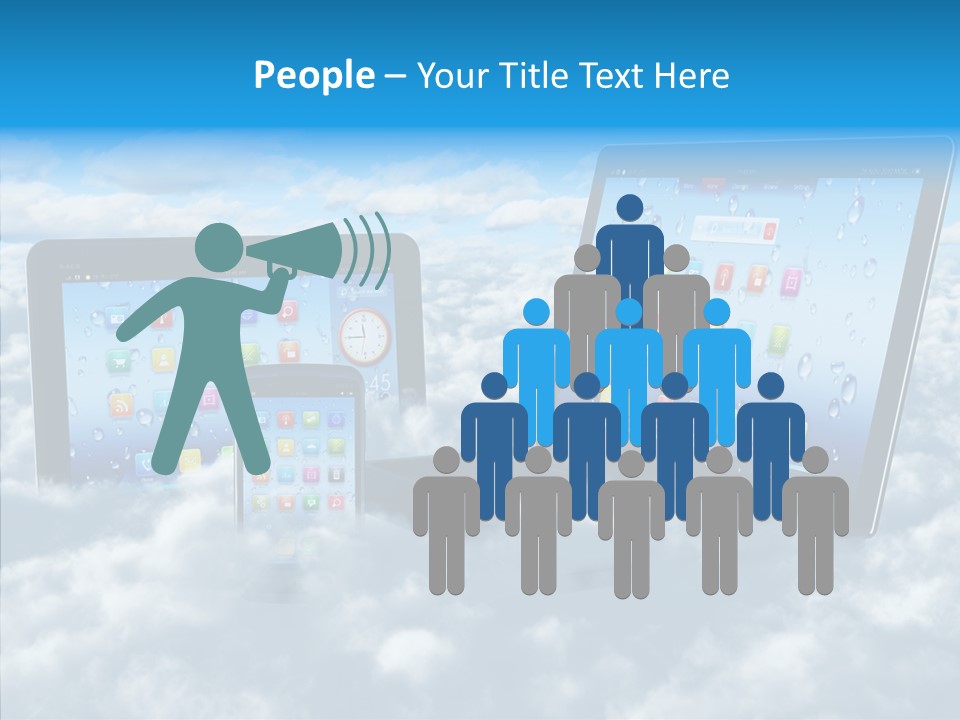 Office Communication Connectivity PowerPoint Template