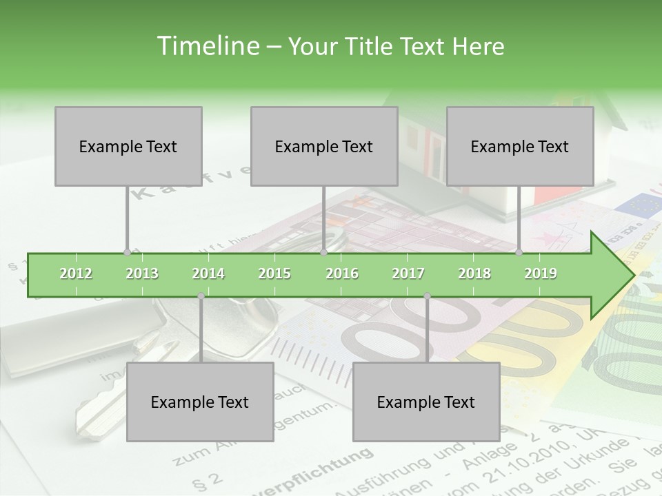 Verkaufen Hauskauf Notar PowerPoint Template