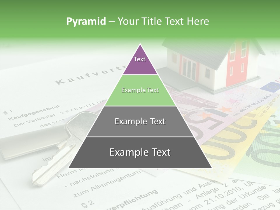 Verkaufen Hauskauf Notar PowerPoint Template