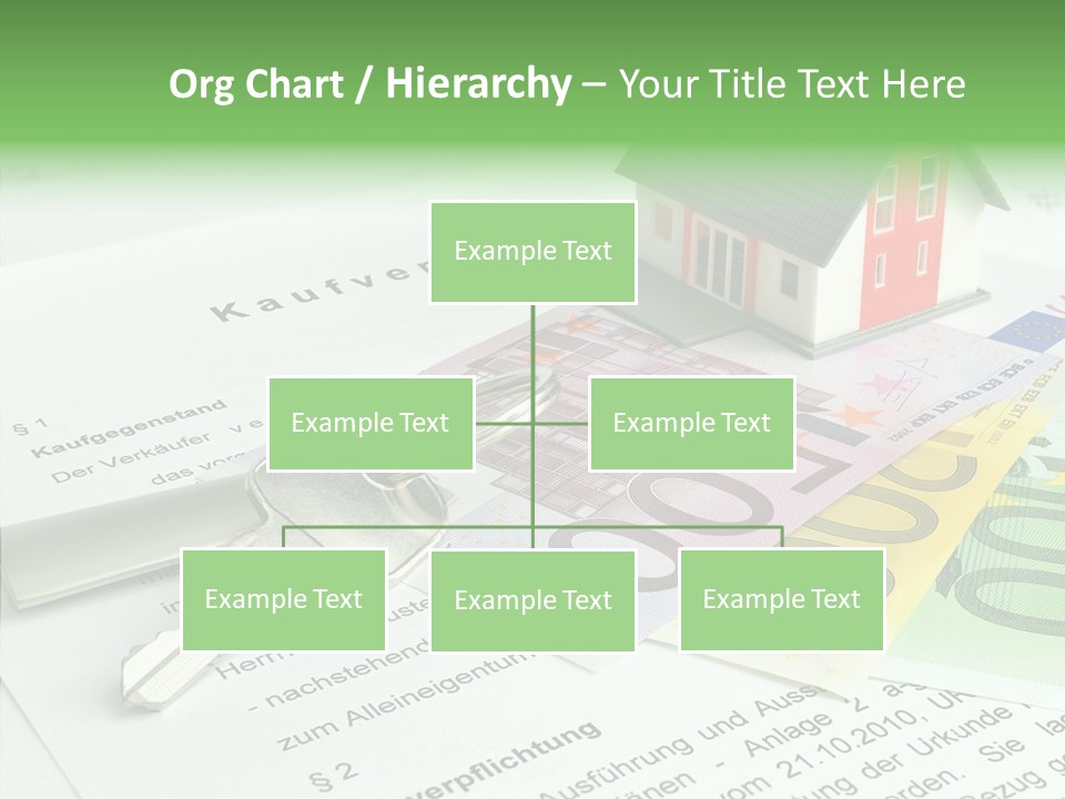 Verkaufen Hauskauf Notar PowerPoint Template