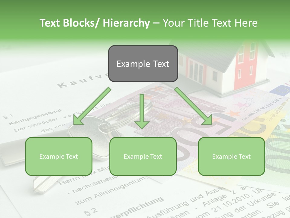 Verkaufen Hauskauf Notar PowerPoint Template