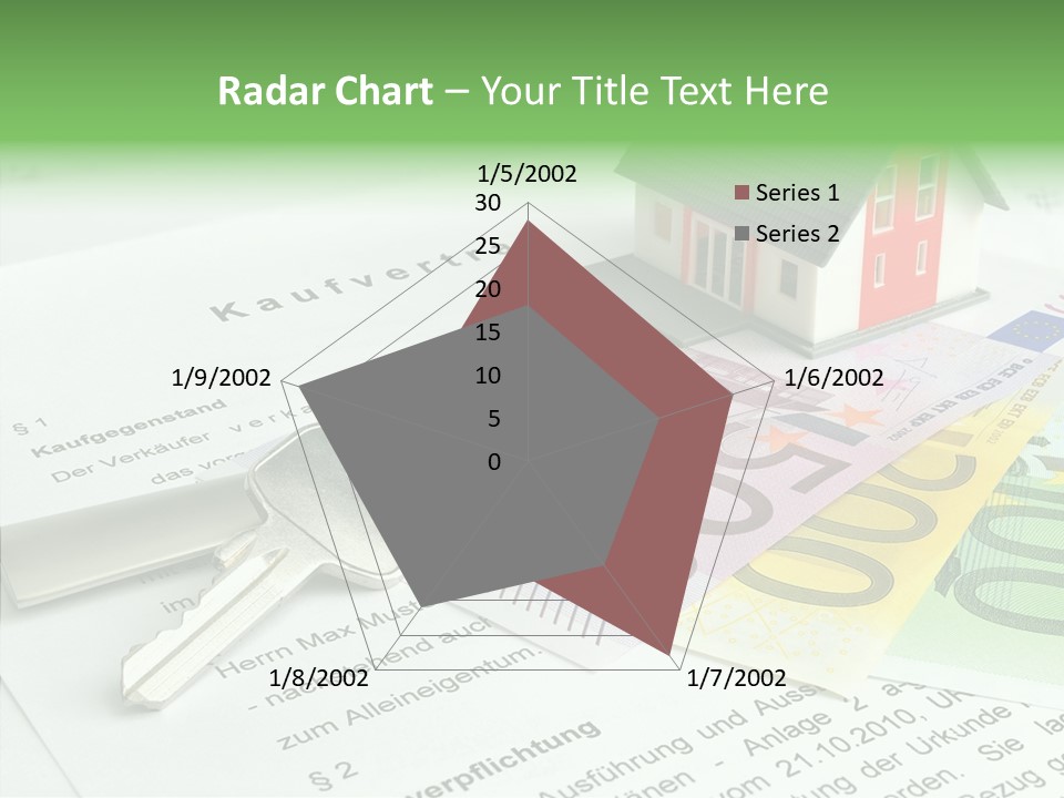 Verkaufen Hauskauf Notar PowerPoint Template