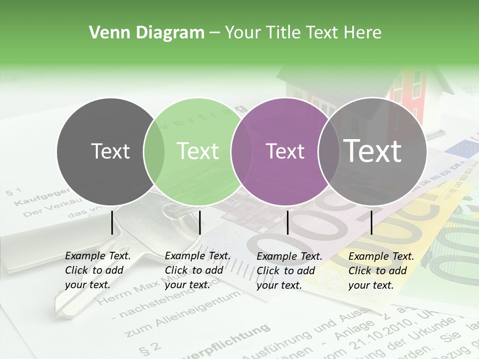 Verkaufen Hauskauf Notar PowerPoint Template