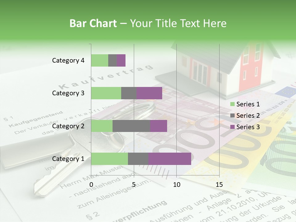 Verkaufen Hauskauf Notar PowerPoint Template