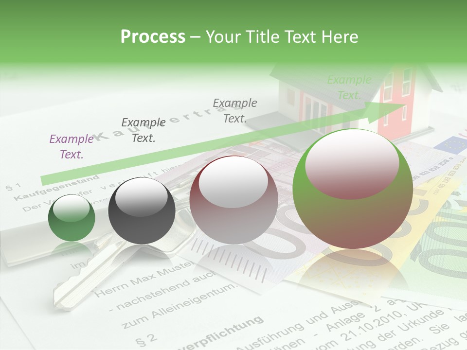Verkaufen Hauskauf Notar PowerPoint Template