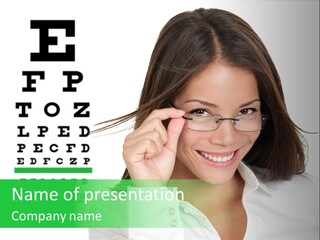 Eye Chinese Asian PowerPoint Template