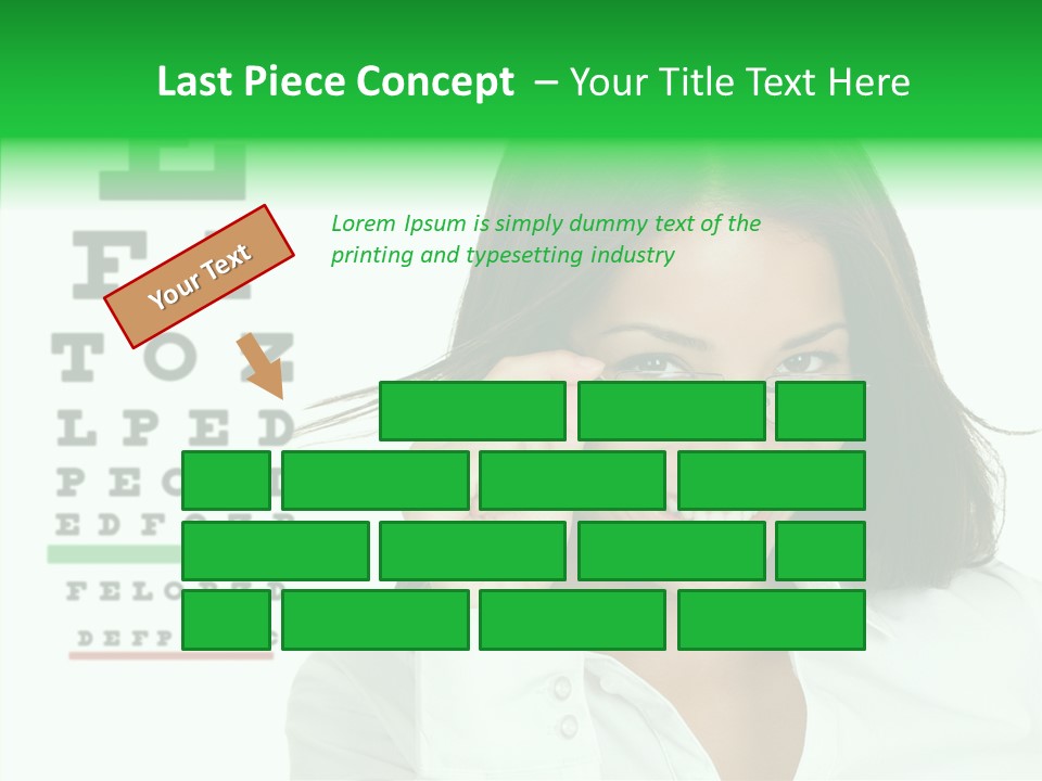 Eye Chinese Asian PowerPoint Template