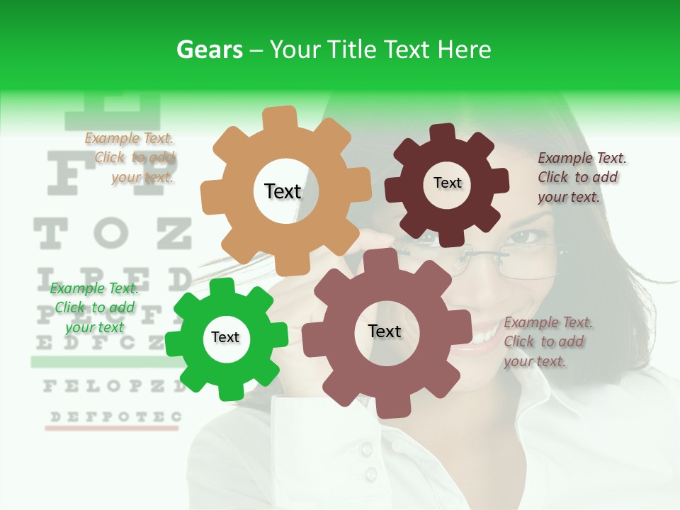 Eye Chinese Asian PowerPoint Template