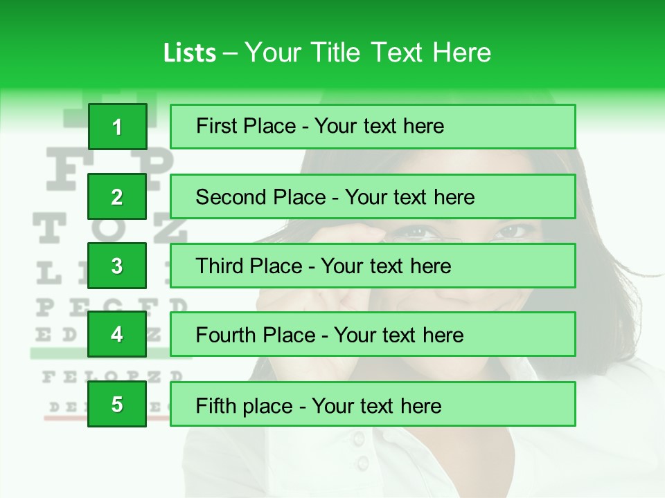 Eye Chinese Asian PowerPoint Template