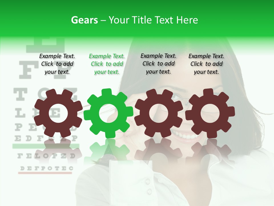 Eye Chinese Asian PowerPoint Template